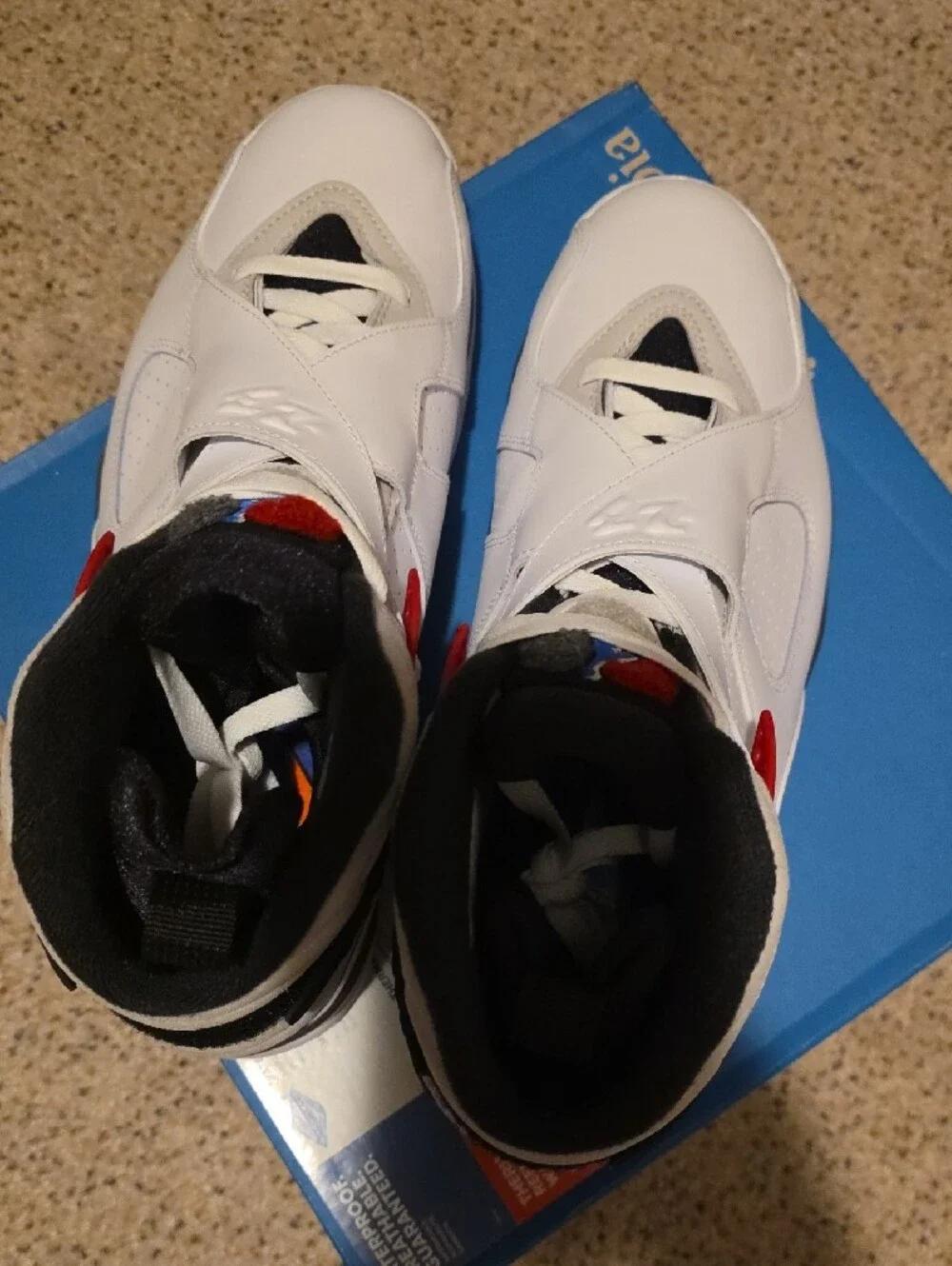 Jordan Retro Sneakers White Black Red